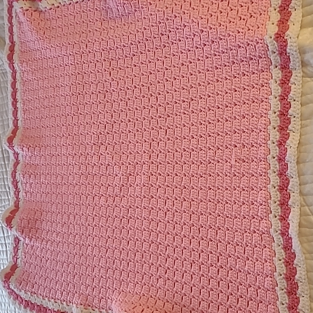 Hand Knit Baby Blanket